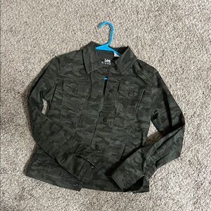 Lee Dark Green Camouflage Jacket
